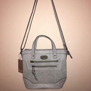 boc Blue-Gray Cross Body Purse
